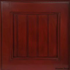 Avant Solid Wood Kitchen Island Trolley Cart Cabinet Kitchen Island With Storage European Red