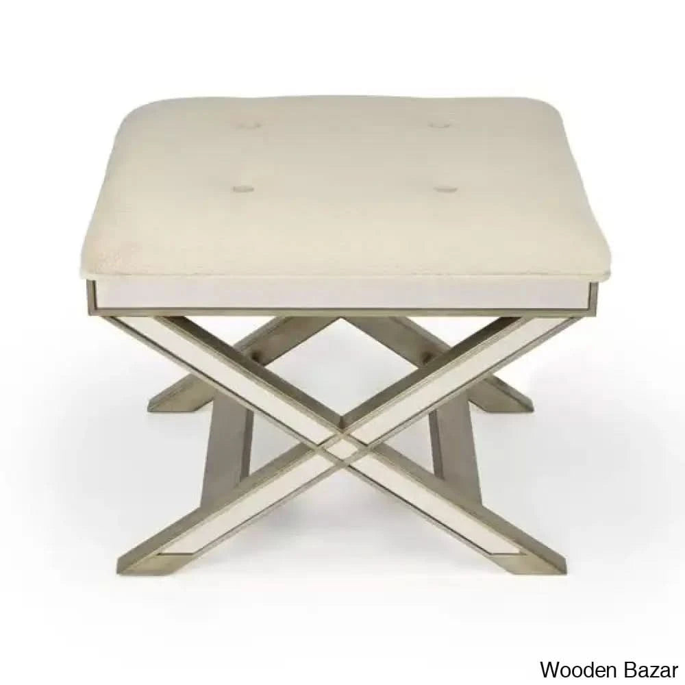 Averitt Stylish 1 Seater Bench For Modern Living - Wooden Bazar