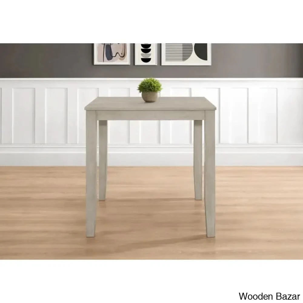 Axes New 4 Seater Wooden Dining Table Set- Bazar