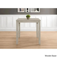 Axes New 4 Seater Wooden Dining Table Set- Bazar