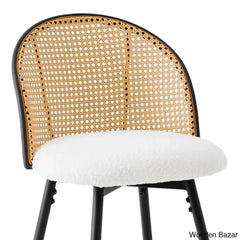 Ayidenc Swivel Boucle Upholstered Counter & Bar Stool (Set Of 3)