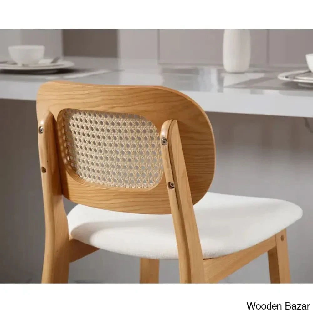 Azaraho Swivel Solid Wood 25.5āā Counter And Bar Stool (Set Of 2)