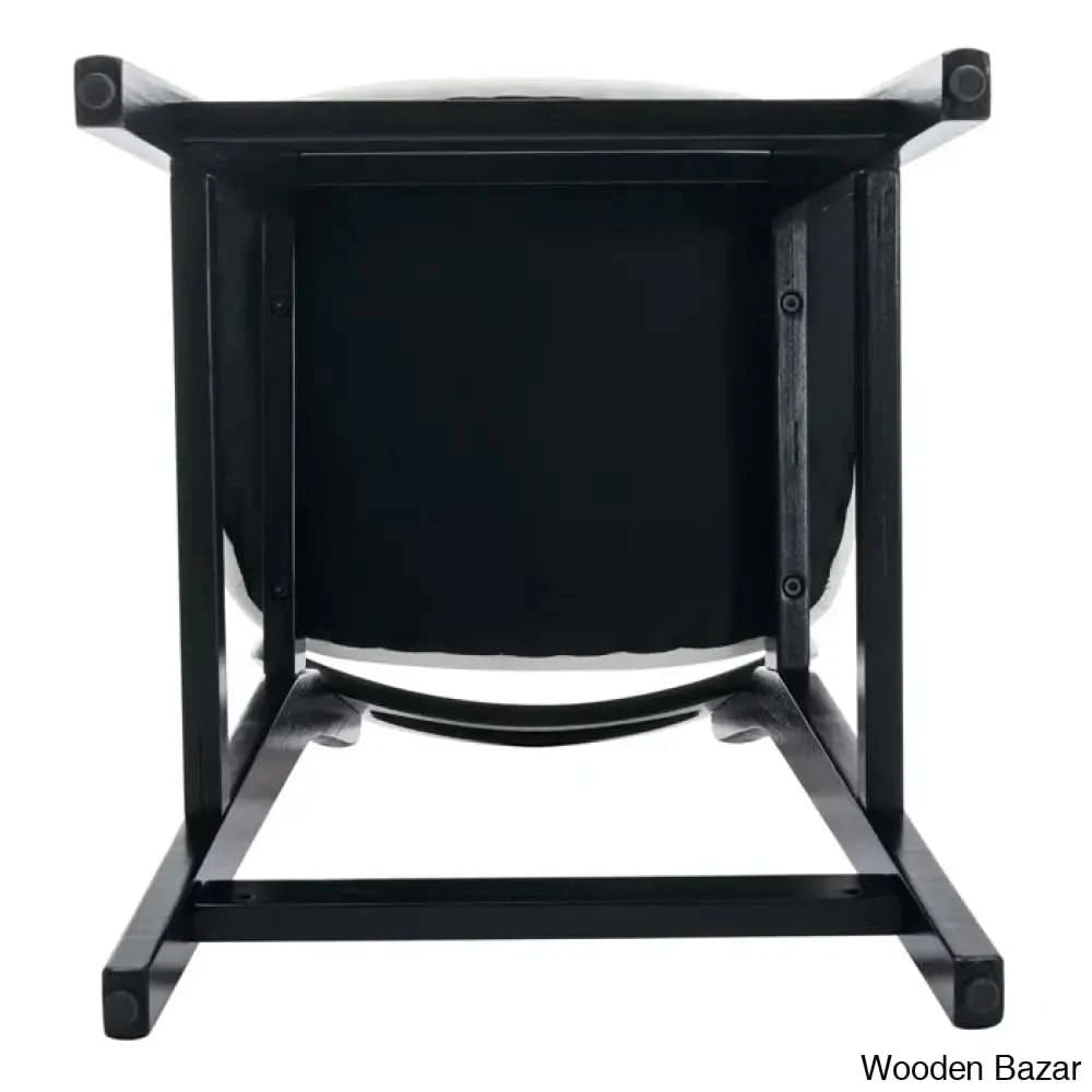 Azaraho Swivel Solid Wood 25.5āā Counter And Bar Stool (Set Of 2)