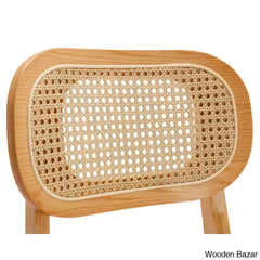 Azaraho Swivel Solid Wood 25.5āā Counter And Bar Stool (Set Of 2)