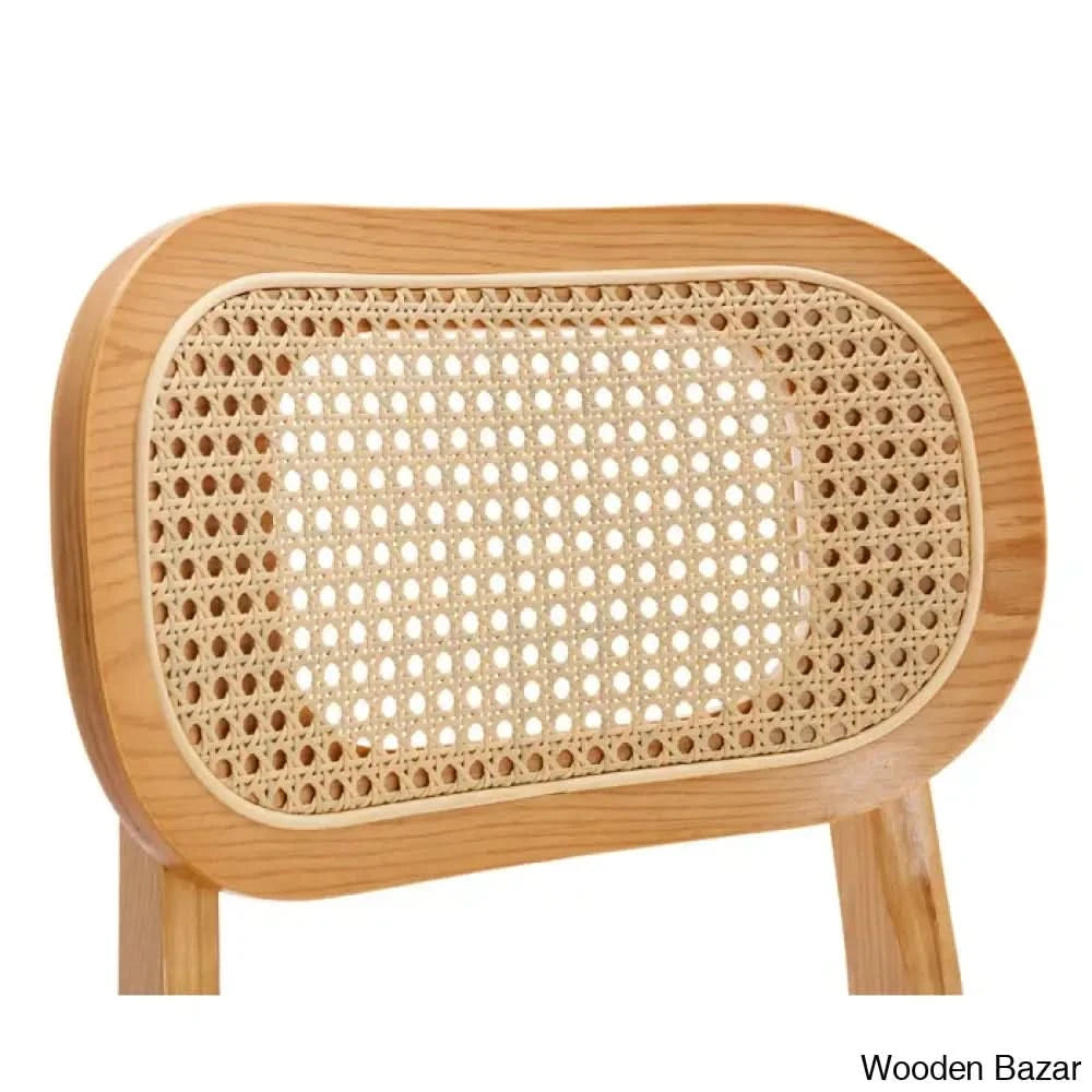 Azaraho Swivel Solid Wood 25.5āā Counter And Bar Stool (Set Of 2)