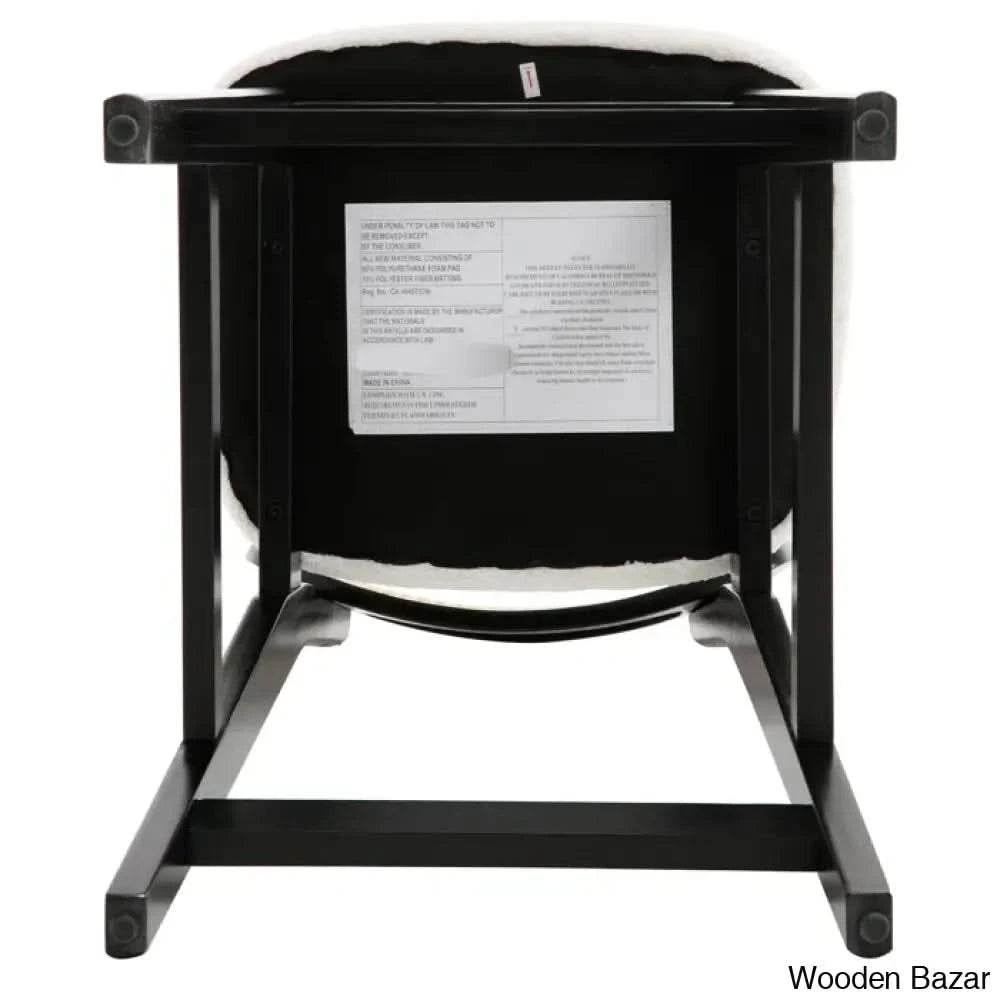 Azaraho Swivel Solid Wood 25.5āā Counter And Bar Stool (Set Of 2)