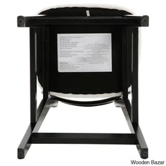 Azaraho Swivel Solid Wood 25.5āā Counter And Bar Stool (Set Of 2)