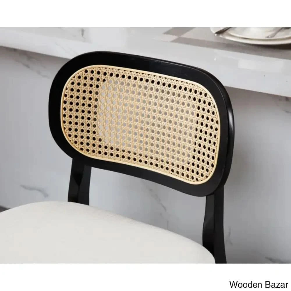 Azaraho Swivel Solid Wood 25.5āā Counter And Bar Stool (Set Of 2)