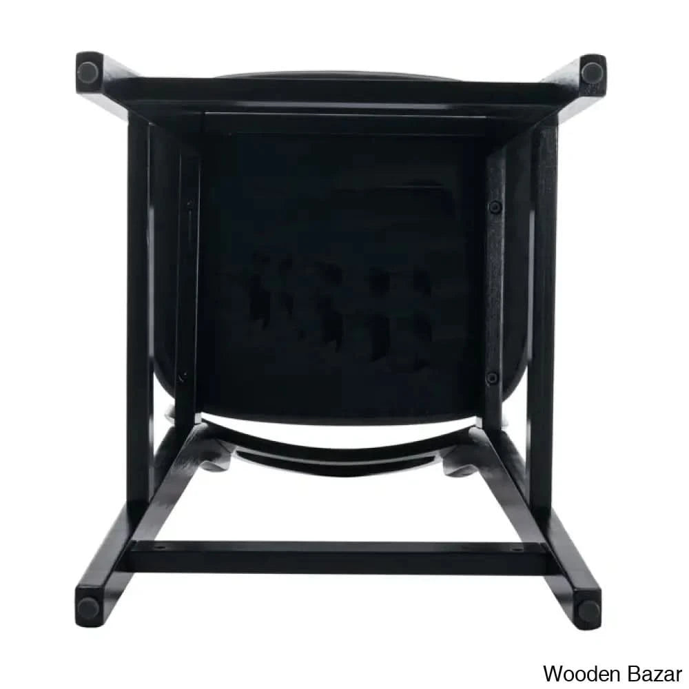 Azaraho Swivel Solid Wood 25.5āā Counter And Bar Stool (Set Of 2)