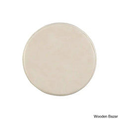 Barre Solid Wood Faux Leather Swivel Counter & Bar Stool