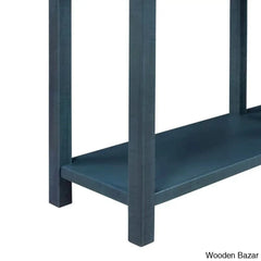 Batotana 59’’ Rustic Distressed Console Table With 4 Drawers And Shelf Entryway Sofa