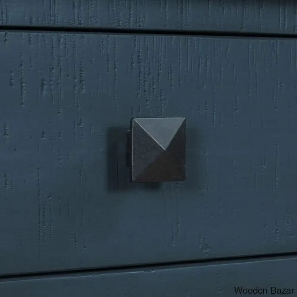 Batotana 59’’ Rustic Distressed Console Table With 4 Drawers And Shelf Entryway Sofa