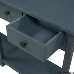 Batotana 59’’ Rustic Distressed Console Table With 4 Drawers And Shelf Entryway Sofa