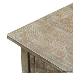 Batotana 59’’ Rustic Distressed Console Table With 4 Drawers And Shelf Entryway Sofa