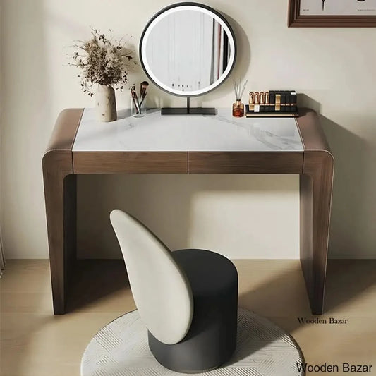 Beadel Vanity Dressing Table With Mirror And Stool