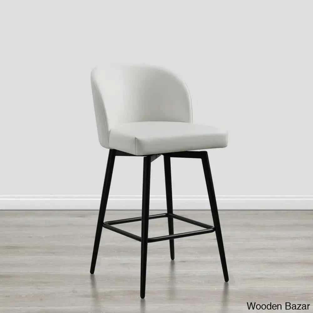 Benedito Swivel 27.1’’ Counter Stool (Set Of 3)