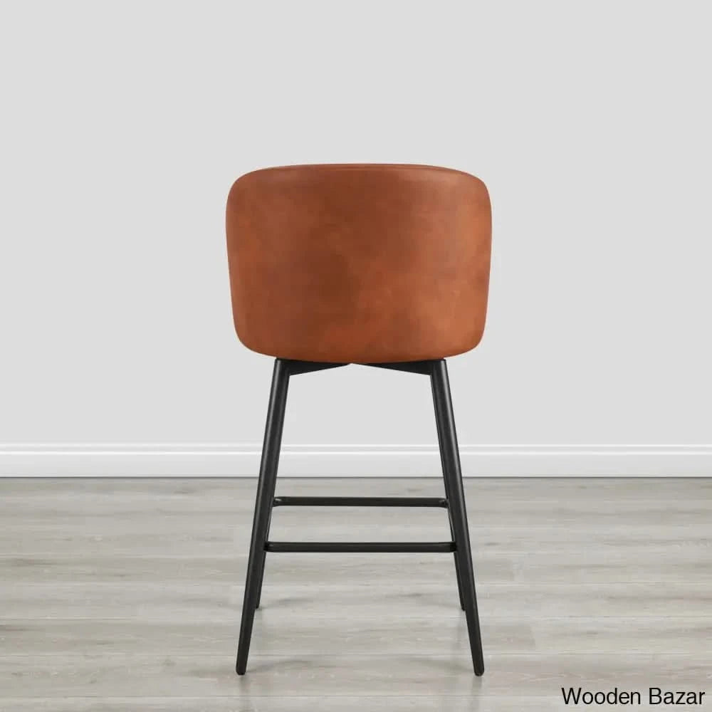 Benedito Swivel 27.1’’ Counter Stool (Set Of 3)