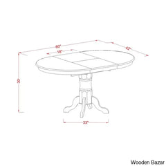 Birch Modern 4 Seater & 6 Extendable Dining Table Set