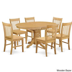 Birch Modern 4 Seater & 6 Extendable Dining Table Set