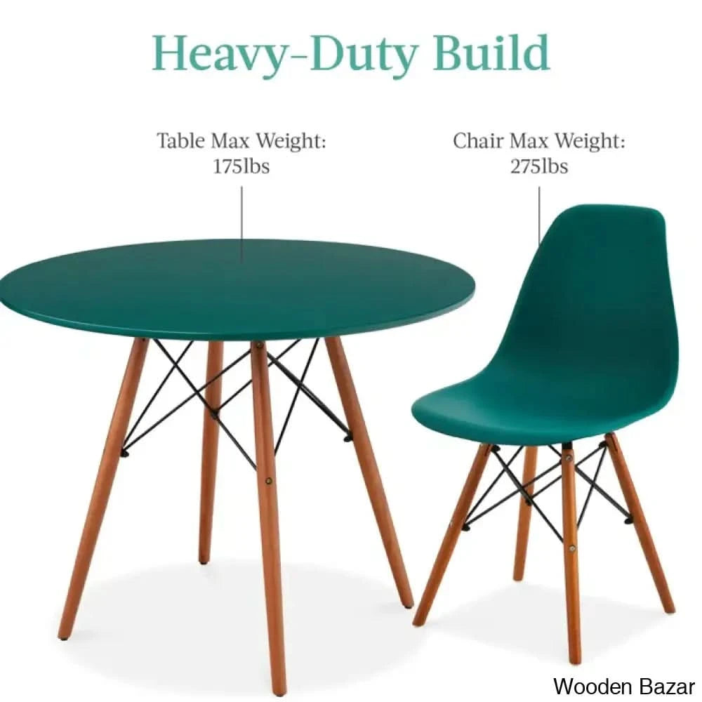 Blaine 4 Seater Stylish Dining Table Set - Wooden Bazar