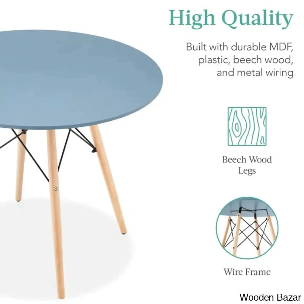 Blaine 4 Seater Stylish Dining Table Set - Wooden Bazar