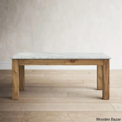 Blanfordz Stone Top Coffee And Center Table