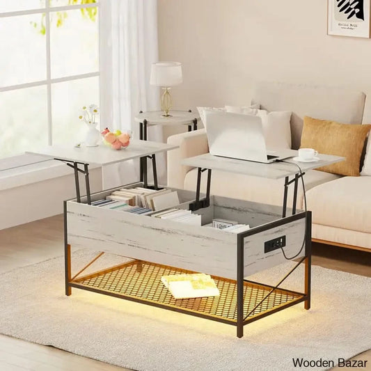 Bolaticea Coffee And Center Table White