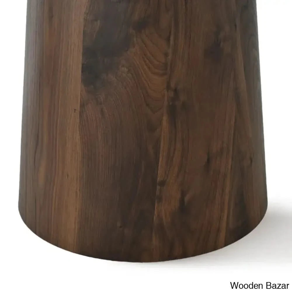 Bornet Royal 4 Seater Round Pedestal Dining Table Set