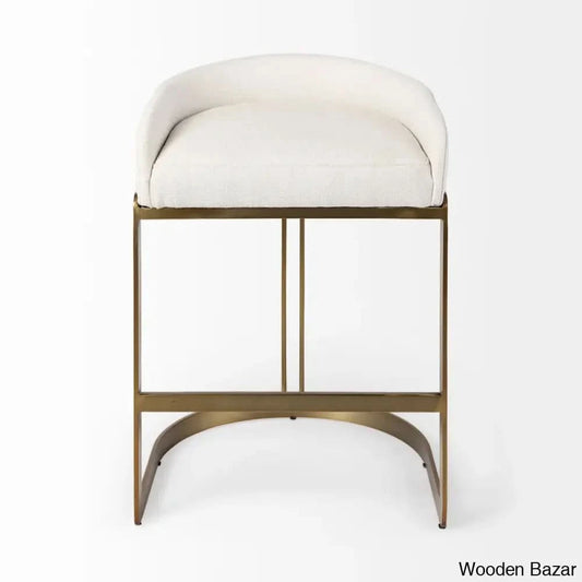 Bradleys Upholstered Counter And Bar Stool With Metal Frame
