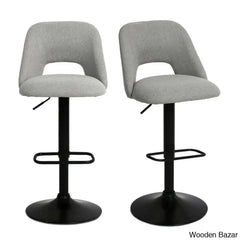 Bridgettec Swivel Adjustable Height Counter And Bar Stool (Set Of 2)
