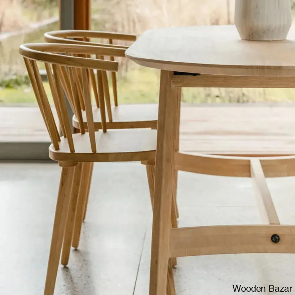 Brom Dining Table For Timeless Design In Teak Wood