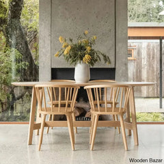 Brom Dining Table For Timeless Design In Teak Wood