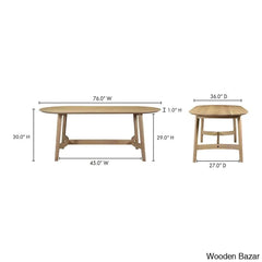 Brom Dining Table For Timeless Design In Teak Wood