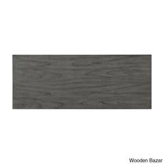 Bryce New 2 Seater Wooden Trestle Dining Set - Bazar