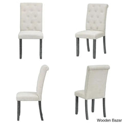 Burdette New 6 Seater Trestle Dining Set - Wooden Bazar