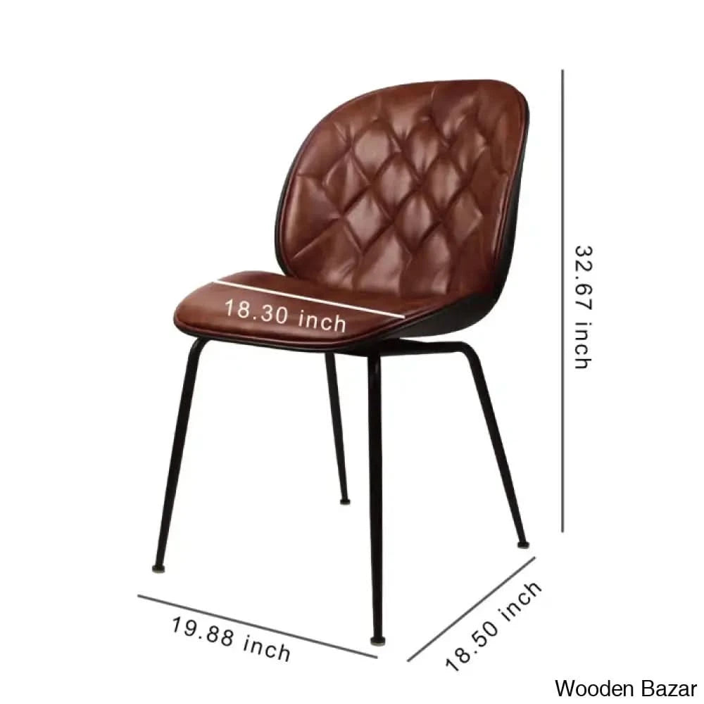 Cady 4 Seater Double Pedestal Dining Table Set - Wooden Bazar