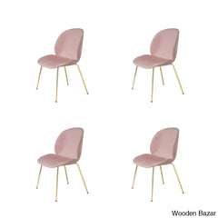 Cady 4 Seater Double Pedestal Dining Table Set - Wooden Bazar