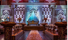 Carlisle Indian Wedding Stage Backdrop Fiberglass - Wooden Bazar