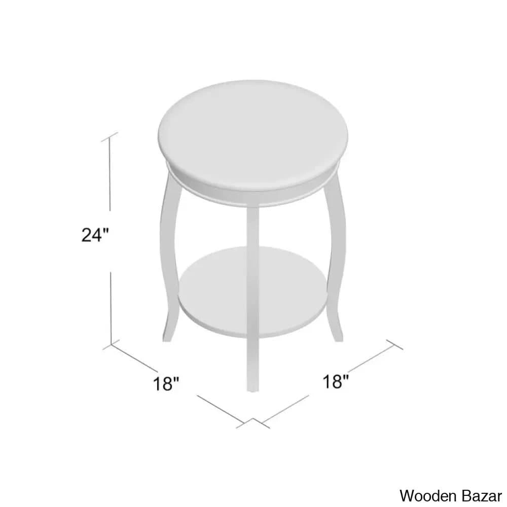 Bedside Table - Wooden Bazar