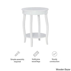 Bedside Table - Wooden Bazar