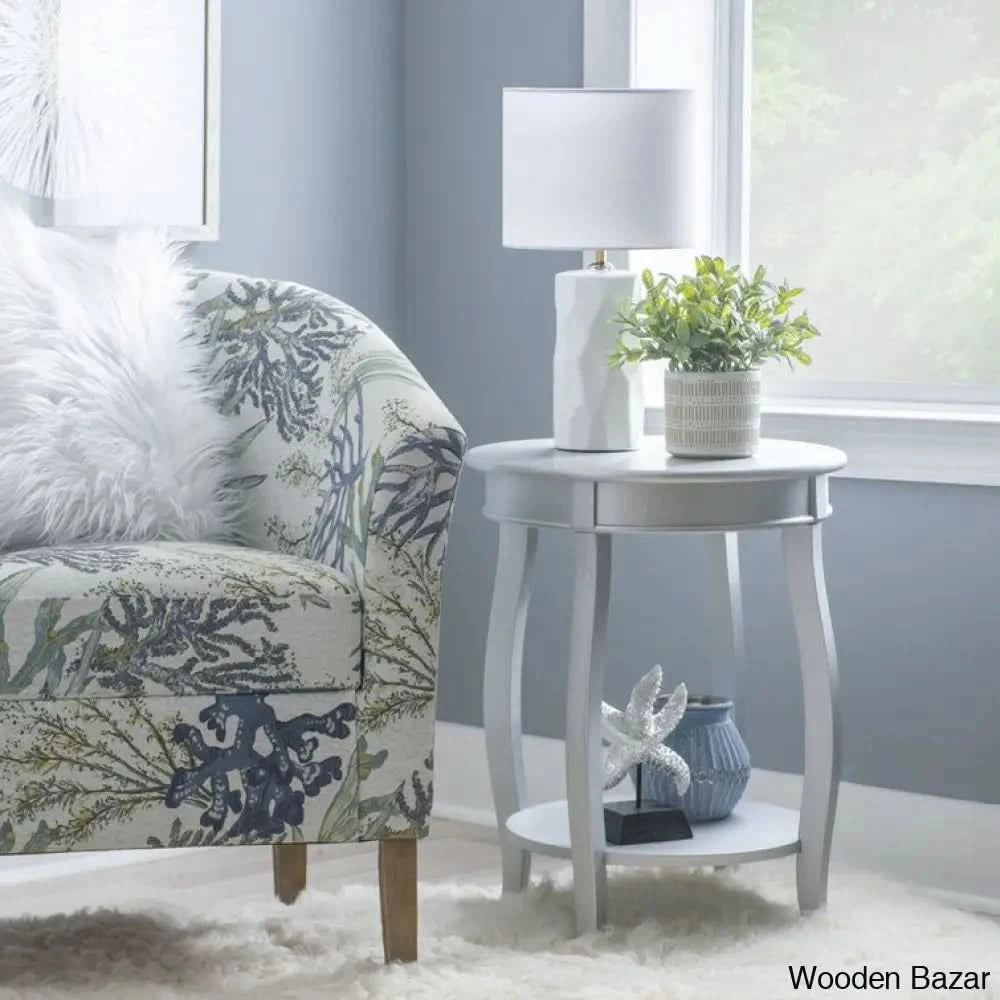 Bedside Table - Wooden Bazar