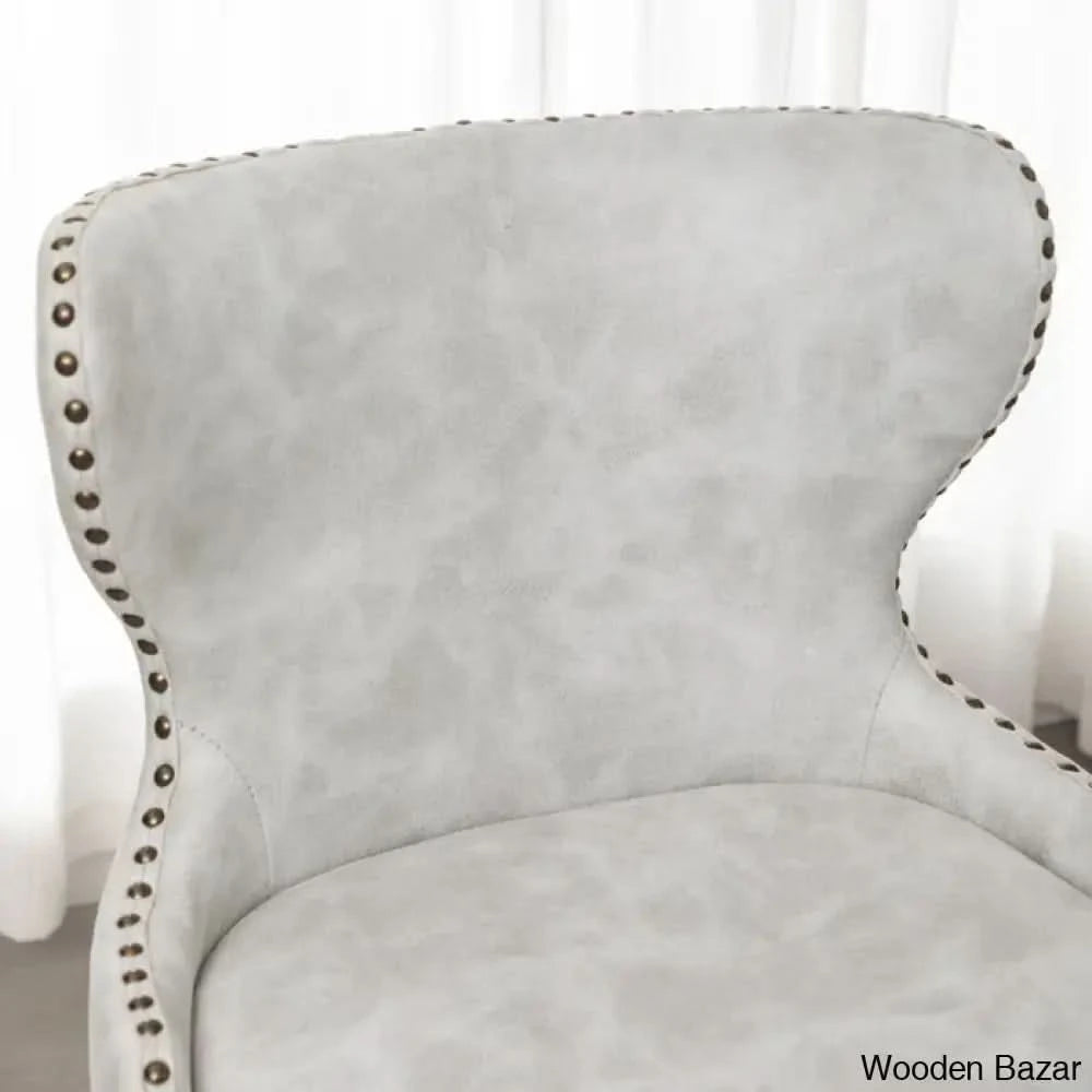 Carrazcox Upholstered Counter And Bar Stool With Solid Wood Frame (Set Of 2)