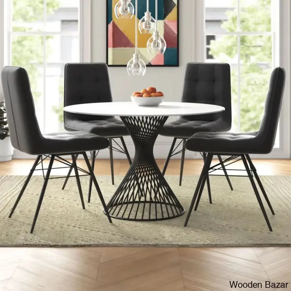 Pedestal dining table set sale