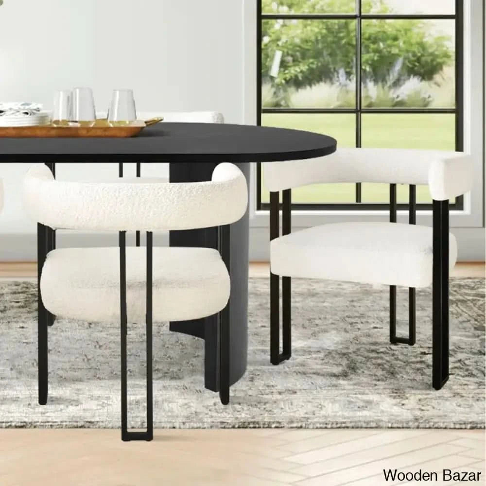 Chesney New 6 Seater Double Pedestal Dining Set