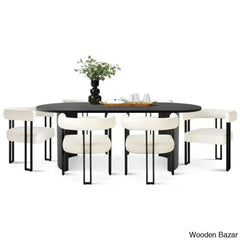 Chesney New 6 Seater Double Pedestal Dining Set