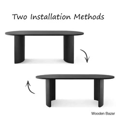 Chesney New 6 Seater Double Pedestal Dining Set