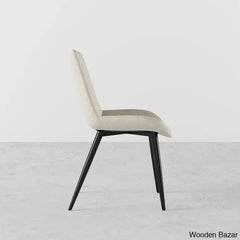 Chet Modern Gray Dining Chairs Set Of 2 Upholstered Pu Leather