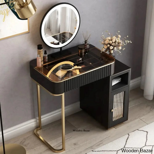 Chiquitha Vanity Dressing Table With Lighted Mirror