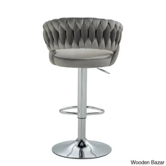 Christalo Swivel Upholstered Adjustable Height Counter And Bar Stool With Metal Frame (Set Of 2)