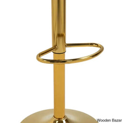 Christalo Swivel Upholstered Adjustable Height Counter And Bar Stool With Metal Frame (Set Of 2)